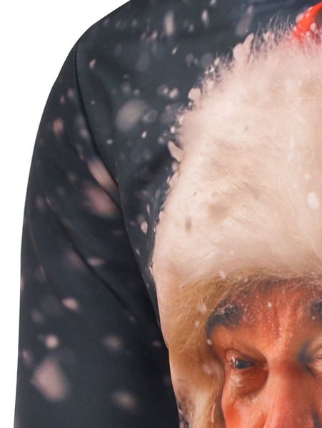 Christmas Santa Claus Printing Sweatshirt