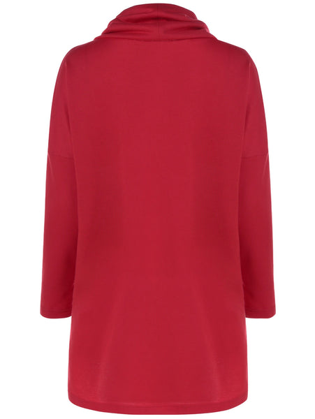 Pockets Design Overlap Sweatshirt