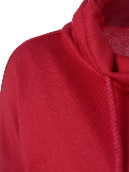 Pockets Design Overlap Sweatshirt