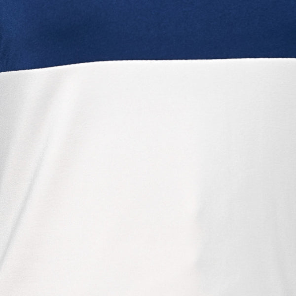 Women Striped Lace Panel Long Sleeve T-shirt