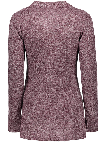 Asymmetrical Zippered Women's Sweatshirt