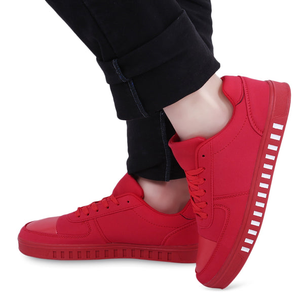 Breathable Patchwork Design Lace Up Male Casual Shoes