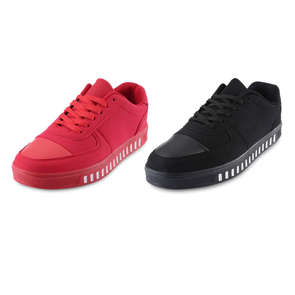 Breathable Patchwork Design Lace Up Male Casual Shoes