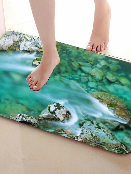 Home Decor Water Absorb Caroset Bathroom Rug