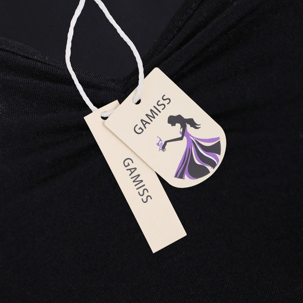 V Neck Bell Sleeve Sheer Lace Panel T-Shirt