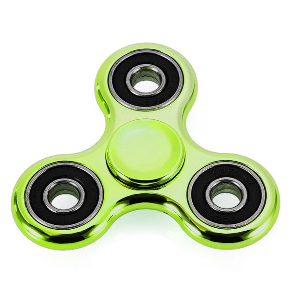 Electroplated Tri-wing Fidget Spinner Stress Relief Product Adult Fidgeting Toy