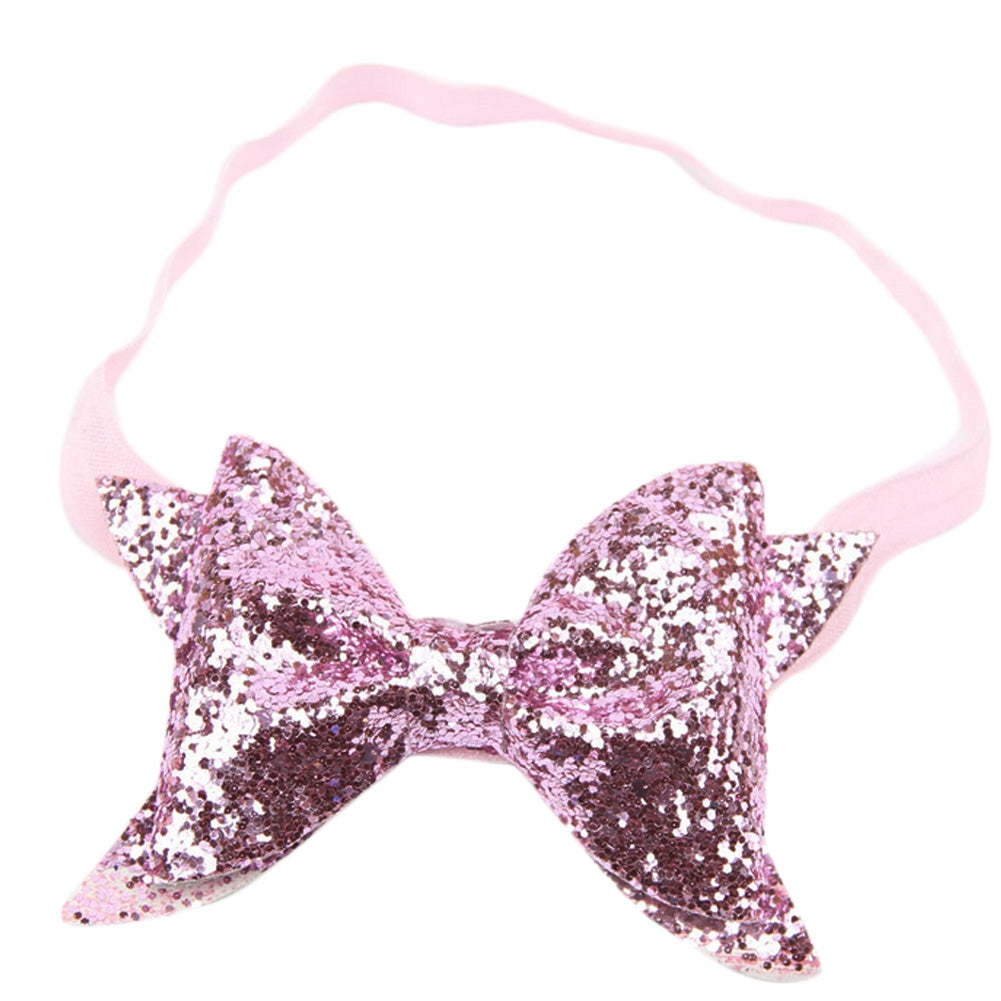 å®å®é—ªäº®å¤§è´è¶ç»“å‘å¸¦ç²‰è‰²