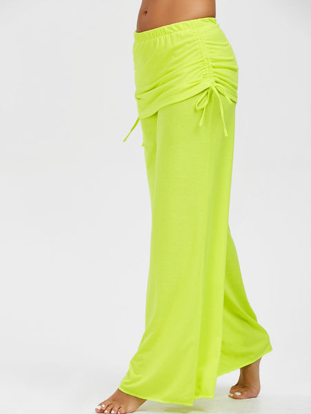 Skirted Wide Leg Pants