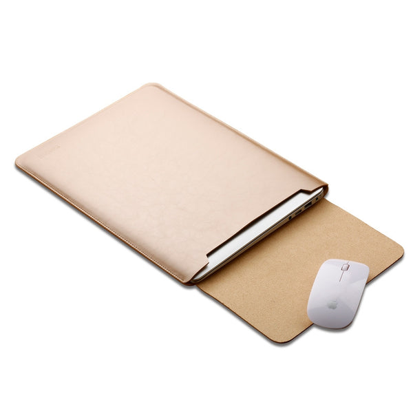 PU Leather Laptop Sleeve Bag Case Cover for MacBook Air 11 12 Pro 13 15