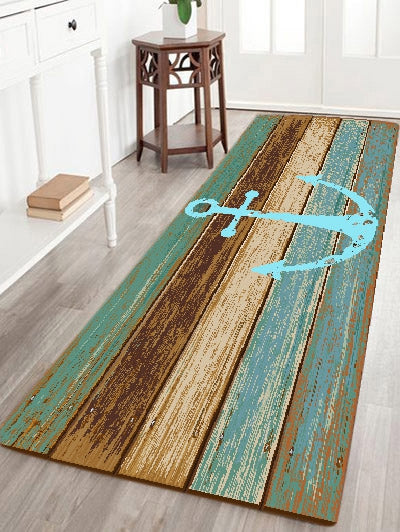 Deck Anchor Pattern Water Absorption Area Rug