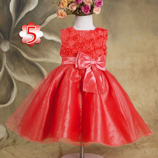 Kids Baby Girl Princess Dress Wedding Bridesmaid Pageant Party Tutu Dresses