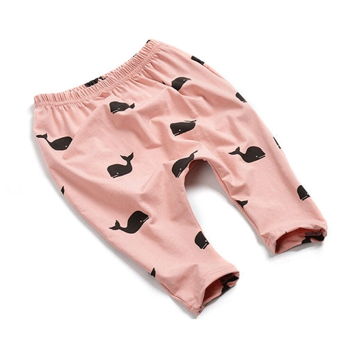 Baby Unisex Trouser Bottoms Kids Boy Girl Legging Cotton Long Pants Outfit