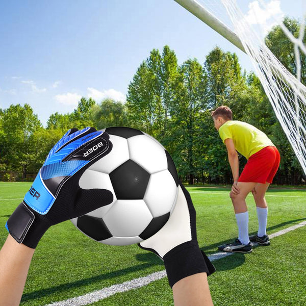 BOER Skid Resistant Finger-save Child Goalkeeper Gloves