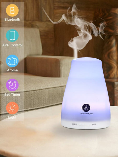 160ML Bluetooth LED Portable Aromatherapy Oil Diffuser