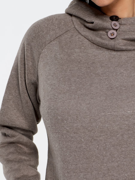 Kangaroo Pocket Raglan Sleeve Hoodie