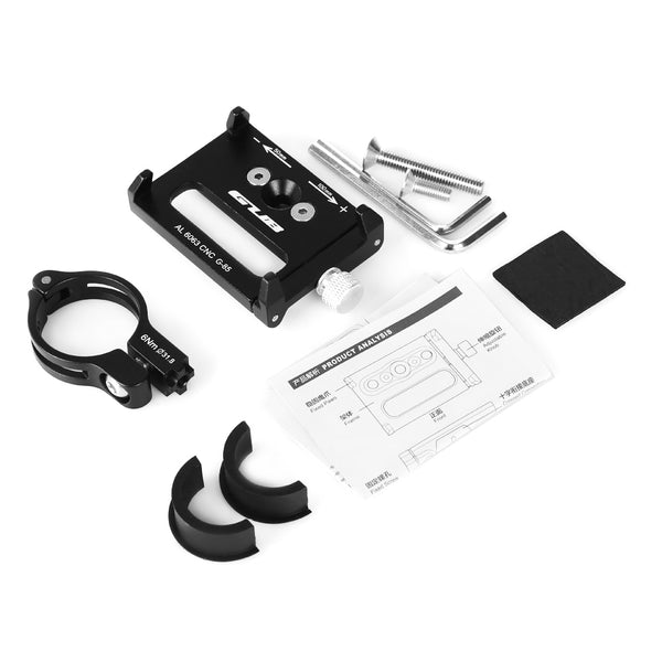 GUB G - 85 Aluminum Alloy Bicycle Handlebar Phone Holder