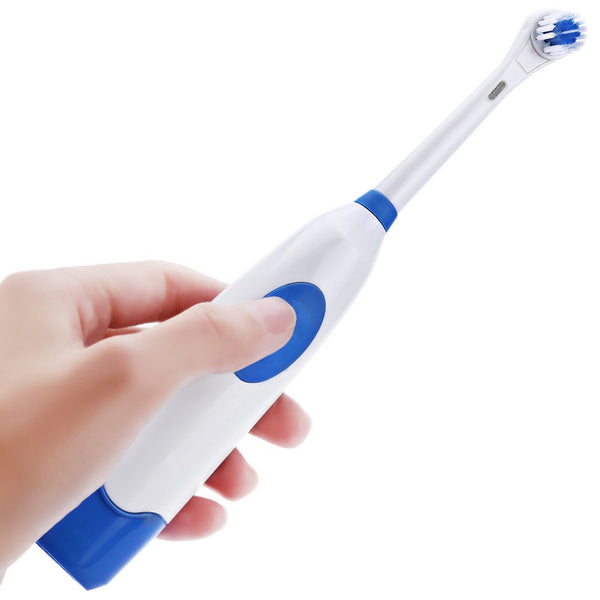 Revolving Electric Toothbrush with Replacement Brush Heads