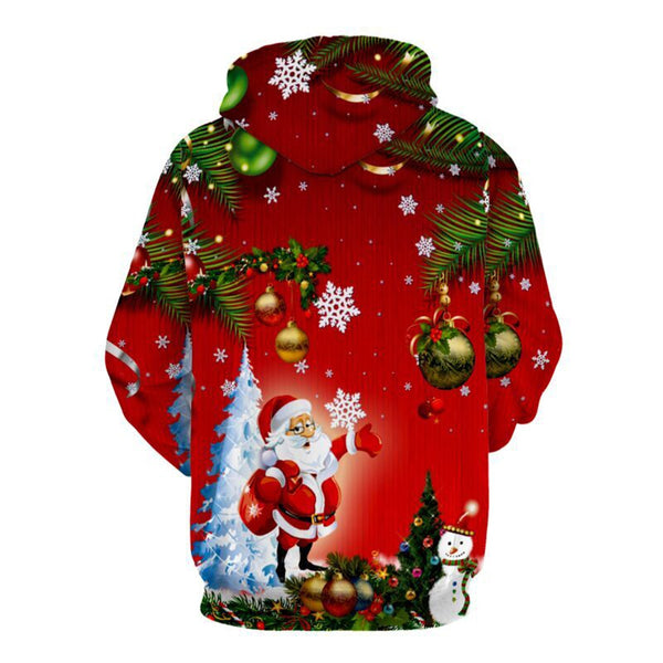 Christmas Tree Santa Jingle Bells Christmas Hoodie
