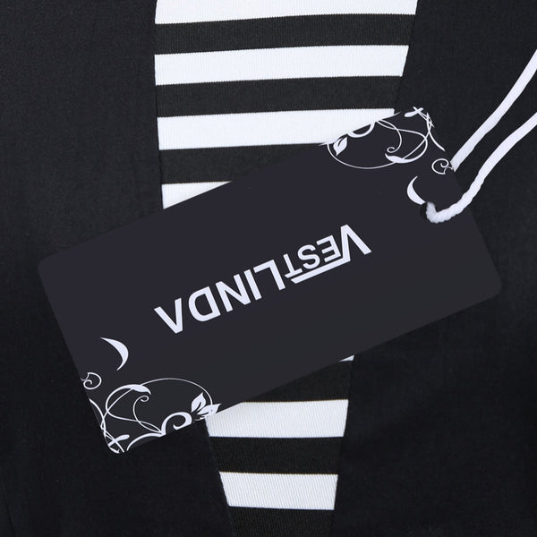 Vintage Striped Pin Up Skater Dress