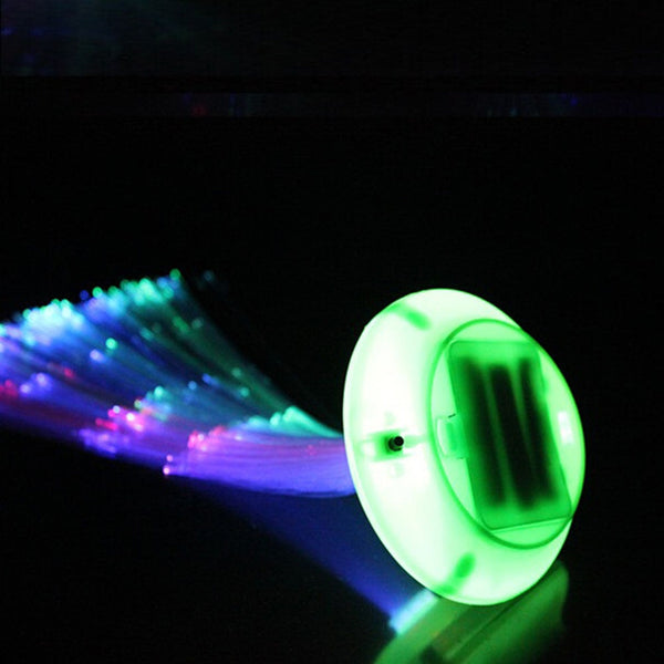 Color Changing LED Fiber Optic Lamp