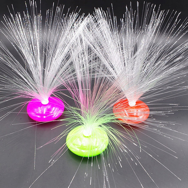 Color Changing LED Fiber Optic Lamp