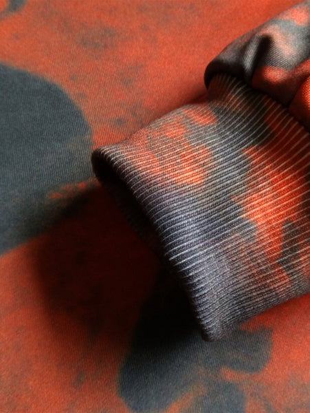 3D Skull Print Pullover Hoodie