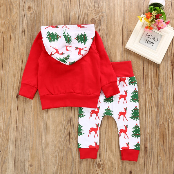 Baby Clothing Set Fashion Baby Boys Girls Long Sleeve Hoodied Pant Suit