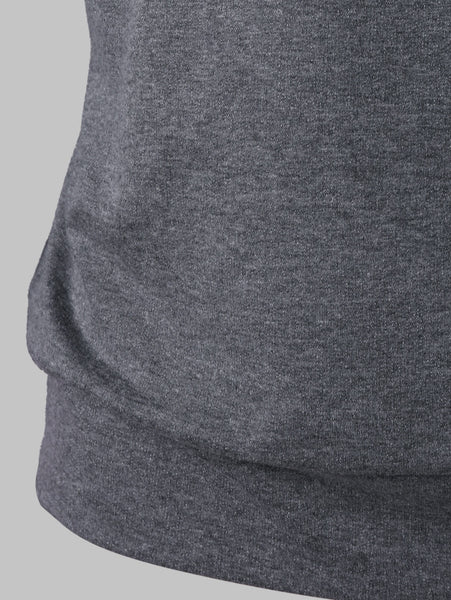 Raglan Sleeve Drawstring Neck Hoodie