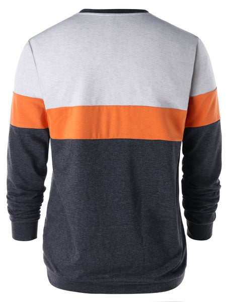 Color Block Ringer Sweatshirt