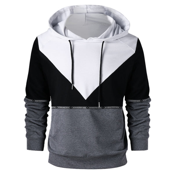 Raglan Sleeve Drawstring Neck Hoodie