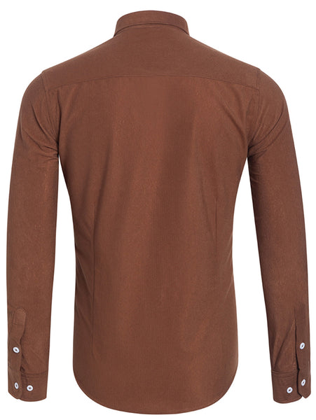 Long Sleeve Corduroy Button Down Shirt