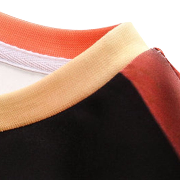 Valentine's Day 3D Hearts Print Pullover Sweatshirt