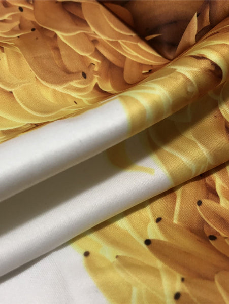 3D Bananas Hole Print Pullover Hoodie