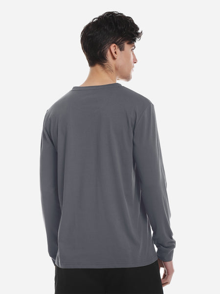 ZAN.STYLE Crew Neck Long Sleeve T Shirt
