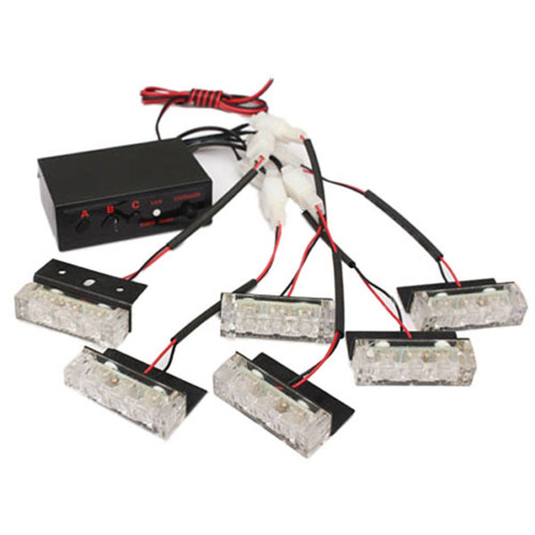 Amber LED strobe light