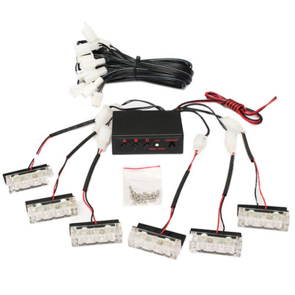 Amber LED strobe light