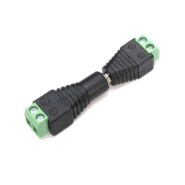 ZDM 1Pairs DC Male Fmale 5.5x2.1mm Connector Adapter Plug Cable Pressed for LED Strips 12V