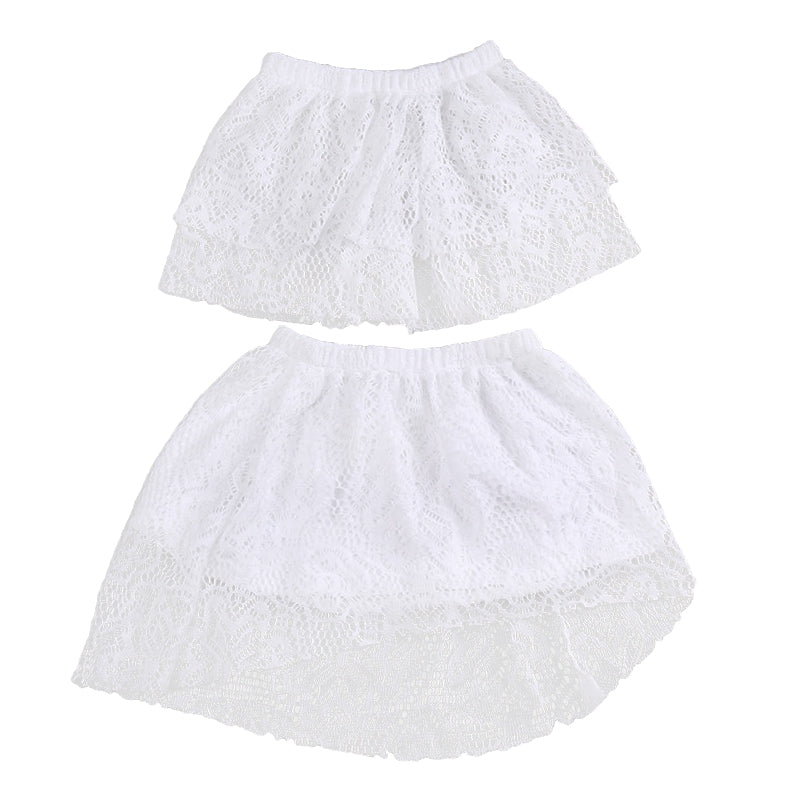Kids Baby Girls Outfits Clothes Lace T-shirt Tops and Tutu Dress Skirt