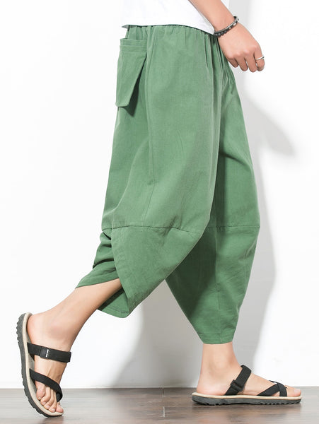 Curve Hem Nine Minutes of Jogger Pants with Pockets