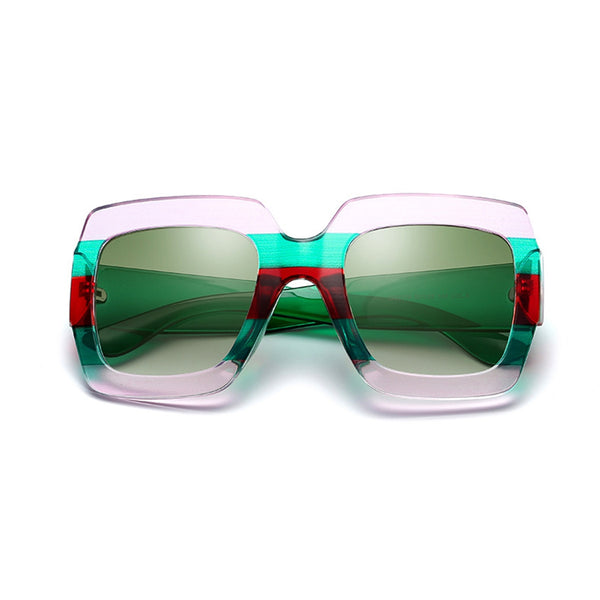 Newly Retro Womens Sunglasses Luxury Designer Oversized Square Sunglasses UV400