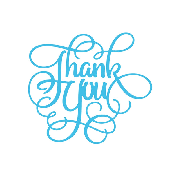 Thank You Stencil Letters DIY Carbon Steel Cutting Dies