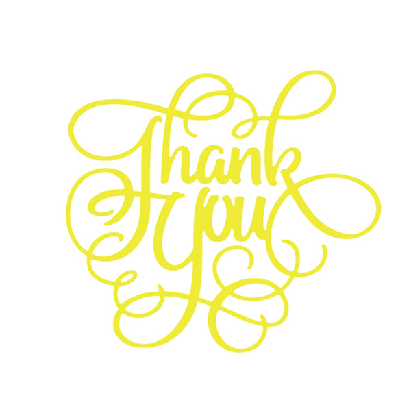 Thank You Stencil Letters DIY Carbon Steel Cutting Dies