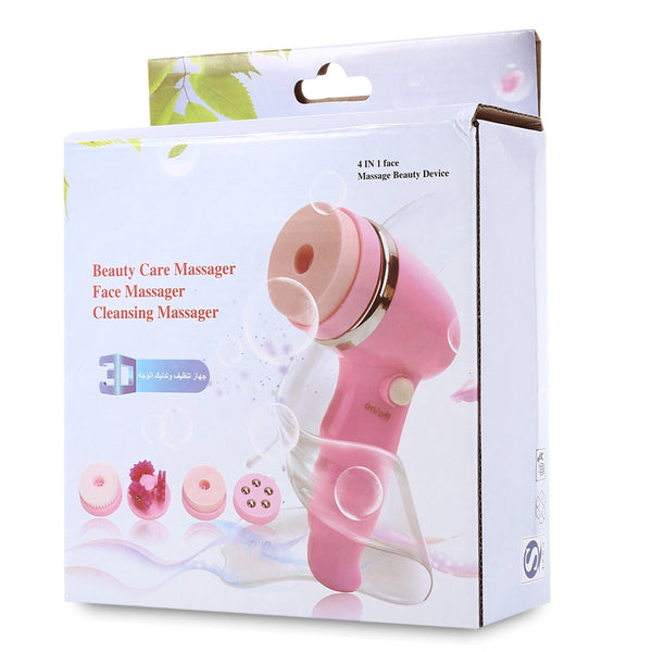 4 in 1 Electric Face Cleaner Facial Exfoliator Beauty Massager