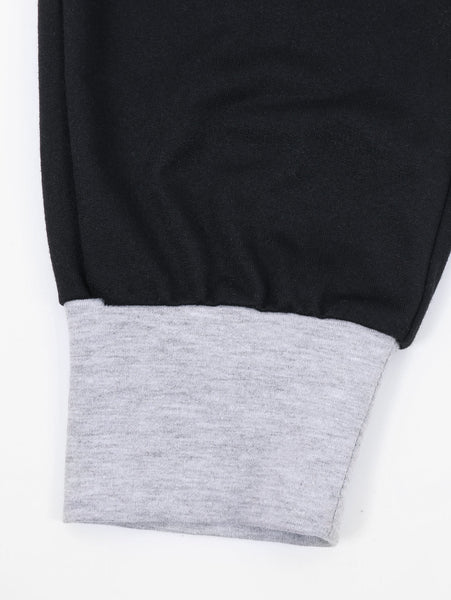 Pocket Design Narrow Feet Panel Pants