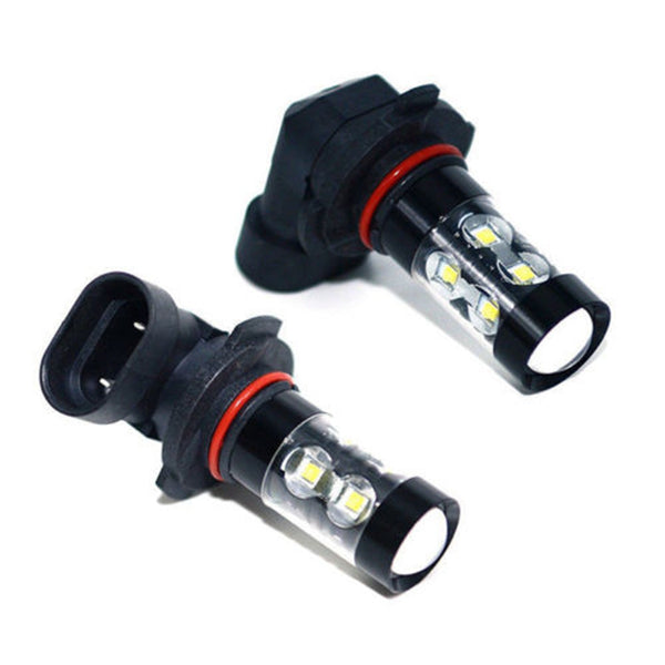 NEW 2x 50W H10 9145 6000K White High Power LED Fog Light Driving Bulb DRL