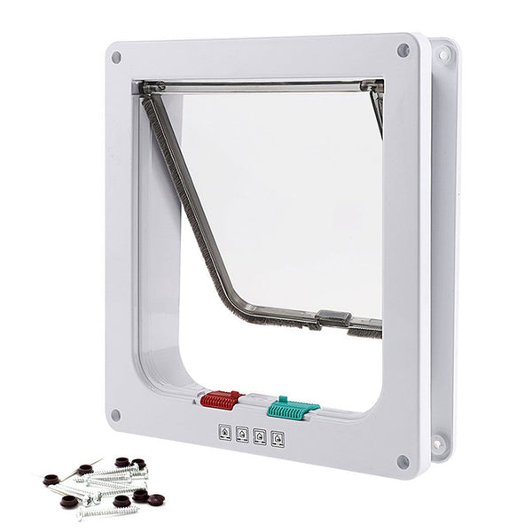 Kimpets Lockable Pet Dog Cat Security Flap Door