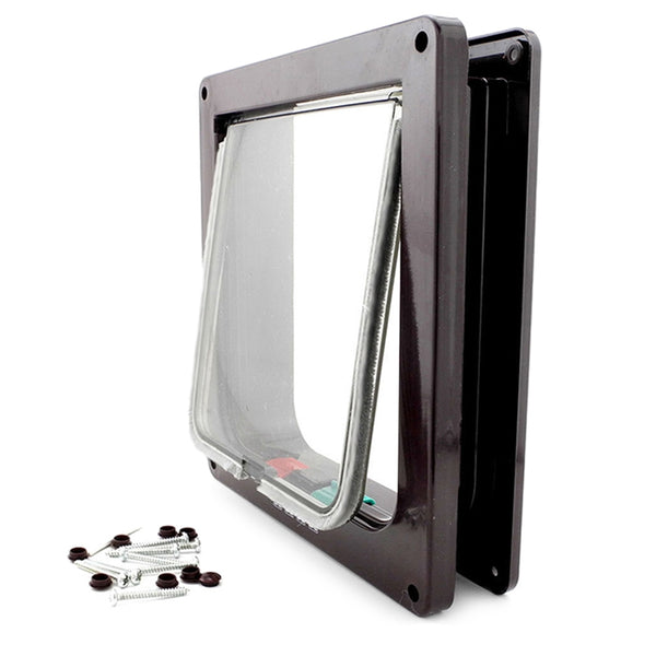 Kimpets Lockable Pet Dog Cat Security Flap Door