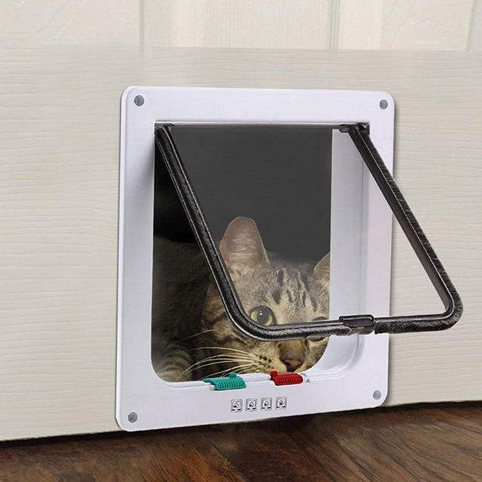 Kimpets Lockable Pet Dog Cat Security Flap Door