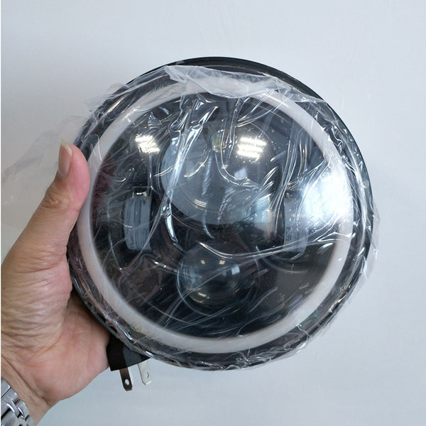 7inch Round  Beam Headlights Halo Angle Eyes For Jeep 97-15 Wrangler JK/TJ/LJ