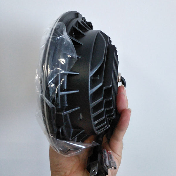 7inch Round  Beam Headlights Halo Angle Eyes For Jeep 97-15 Wrangler JK/TJ/LJ